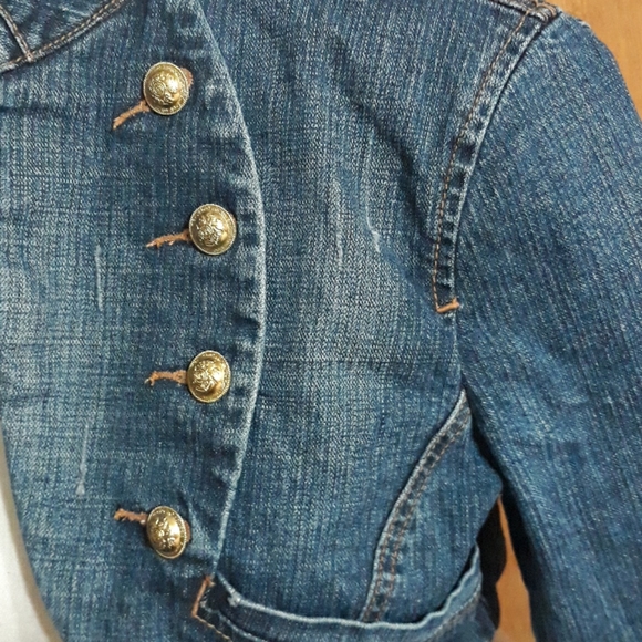 Vintage my heart candies distressed jean jacket - Picture 4 of 7